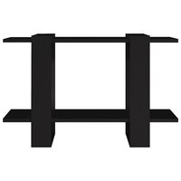 Boekenkast/kamerscherm 80x30x51 cm zwart 5