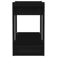 Boekenkast/kamerscherm 80x30x51 cm zwart 6