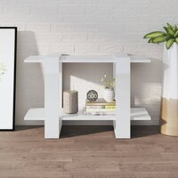 Boekenkast/kamerscherm 80x30x51 cm hoogglans wit 3