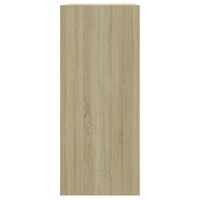 Boekenkast/kamerscherm 40x30x72 cm sonoma eikenkleurig 4