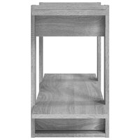 Boekenkast 100x30x51 cm bewerkt hout grijs sonoma eiken 4