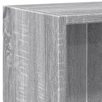 Boekenkast 60x24x76 cm bewerkt hout grijs sonoma eikenkleurig 8
