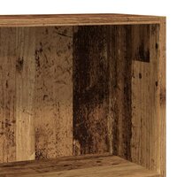 Boekenkast 60x24x76 cm bewerkt hout oud houtkleurig 7