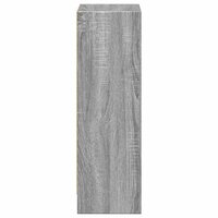 Boekenkast 40x24x76 cm bewerkt hout grijs sonoma eikenkleurig 5