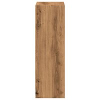 Boekenkast 40x24x76 cm bewerkt hout artisanaal eikenkleurig 5