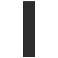 Boekenkast 40x24x109 cm bewerkt hout zwart 5