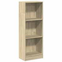 Boekenkast 40x24x109 cm bewerkt hout sonoma eikenkleurig 2