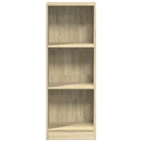 Boekenkast 40x24x109 cm bewerkt hout sonoma eikenkleurig 4