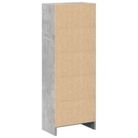 Boekenkast 40x24x109 cm bewerkt hout betongrijs 6