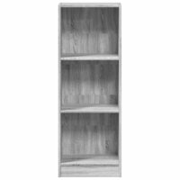 Boekenkast 40x24x109 cm bewerkt hout grijs sonoma eikenkleurig 4