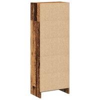 Boekenkast 40x24x109 cm bewerkt hout oud houtkleurig 6