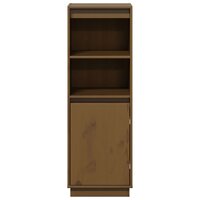 Hoge kast 37x34x110 cm massief grenenhout honingbruin 4