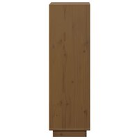 Hoge kast 37x34x110 cm massief grenenhout honingbruin 6