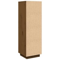 Hoge kast 38x35x117 cm massief grenenhout honingbruin 6
