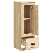 Hoge kast 36x35,5x103,5 cm bewerkt hout sonoma eikenkleurig 7