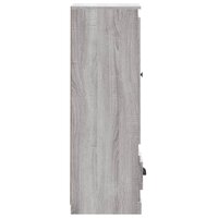 Hoge kast 36x35,5x103,5 cm bewerkt hout grijs sonoma eikenkleur 6