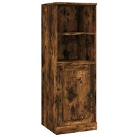Hoge kast 36x35,5x103,5 cm bewerkt hout gerookt eikenkleurig 2