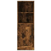 Hoge kast 36x35,5x103,5 cm bewerkt hout gerookt eikenkleurig 6