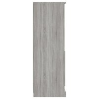 Hoge kast 36x35,5x103,5 cm bewerkt hout grijs sonoma eikenkleur 7