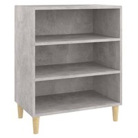 Dressoir 57x35x70 cm bewerkt hout betongrijs 2