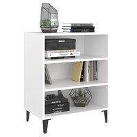 Dressoir 57x35x70 cm bewerkt hout wit 3