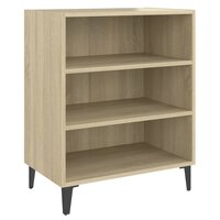 Dressoir 57x35x70 cm bewerkt hout sonoma eikenkleurig 2