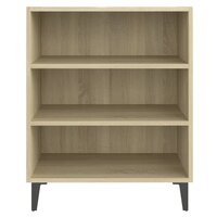 Dressoir 57x35x70 cm bewerkt hout sonoma eikenkleurig 4