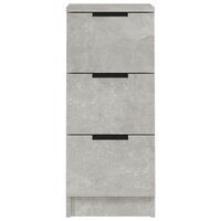 Dressoir 30x30x70 cm bewerkt hout betongrijs 6