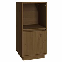Dressoir 38x35x80 cm massief grenenhout honingbruin 2