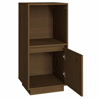 Dressoir 38x35x80 cm massief grenenhout honingbruin 4