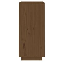Dressoir 38x35x80 cm massief grenenhout honingbruin 5