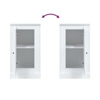 Dressoir 37,5x35,5x67,5 cm bewerkt hout wit 9