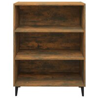 Dressoir 69,5x32,5x90 cm bewerkt hout gerookt eikenkleurig 3