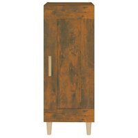 Dressoir 34,5x34x90 cm bewerkt hout gerookt eiken 5