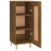Dressoir 34,5x34x90 cm bewerkt hout gerookt eiken 7
