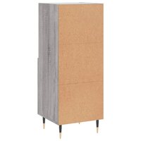 Dressoir 34,5x34x90 cm bewerkt hout grijs sonoma eikenkleurig 8