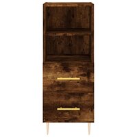 Dressoir 34,5x34x90 cm bewerkt hout gerookt eiken 6