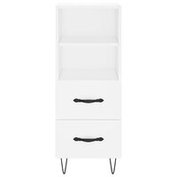 Dressoir 34,5x34x90 cm bewerkt hout wit 6