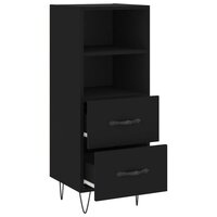 Dressoir 34,5x34x90 cm bewerkt hout zwart 5