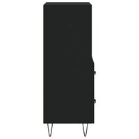 Dressoir 34,5x34x90 cm bewerkt hout zwart 7