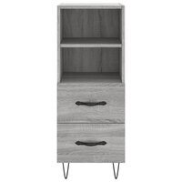 Dressoir 34,5x34x90 cm bewerkt hout grijs sonoma eikenkleurig 6