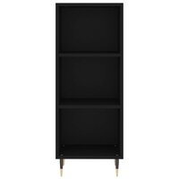 Dressoir 34,5x32,5x90 cm bewerkt hout zwart 4