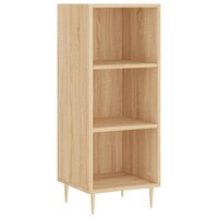 Dressoir 34,5x32,5x90 cm bewerkt hout sonoma eikenkleurig 2