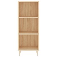 Dressoir 34,5x32,5x90 cm bewerkt hout sonoma eikenkleurig 4