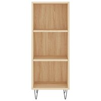 Dressoir 34,5x32,5x90 cm bewerkt hout sonoma eikenkleurig 4