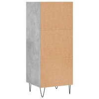 Dressoir 34,5x32,5x90 cm bewerkt hout betongrijs 6