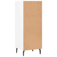 Dressoir 34,5x32,5x90 cm bewerkt hout wit 6