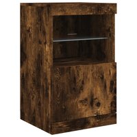 Dressoir met LED-verlichting 41x37x67 cm gerookt eikenkleurig 3