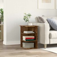 Dressoir 35x35x55 cm bewerkt hout oud houtkleurig 3