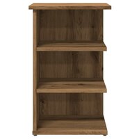 Dressoir 35x35x55 cm bewerkt hout artisanaal eikenkleur 4